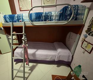 Letto a castello in legno