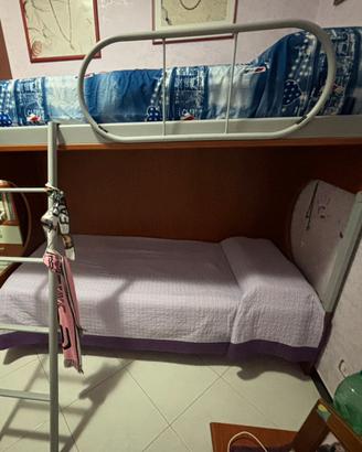 Letto a castello in legno