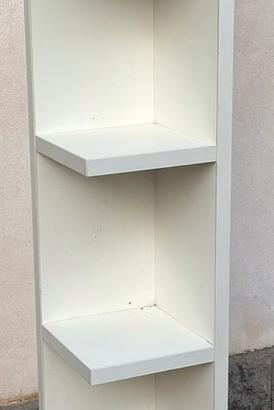 Scaffale angolare ikea benno/billy bianco