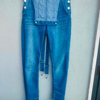 salopette donna jeans 
