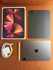 Ipad Pro 11” 3 gen 128 GB + accessori