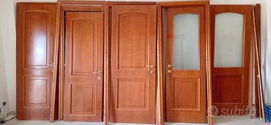 5 porte interne in ciliegio