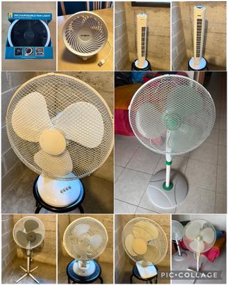 Lotto 10 ventilatori funzionati (nuovi e usati)