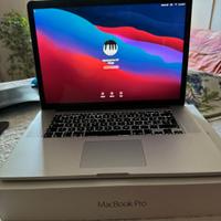 MACBOOK PRO 15" RETINA I7 SSD 512GB RAM 16GB