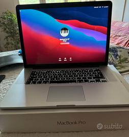 MACBOOK PRO 15" RETINA I7 SSD 512GB RAM 16GB