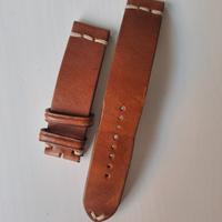 Cinturino in pelle artigianale vintage 20mm