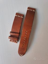 Cinturino in pelle artigianale vintage 20mm