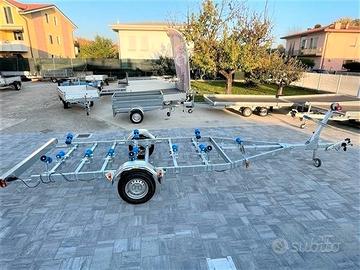 Rimorchio porta barca o gommone 1300Kg totali