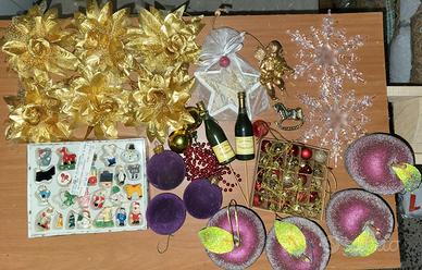 Lotto addobbi natale vintage