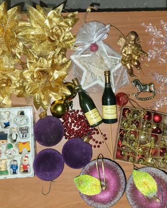 Lotto addobbi natale vintage