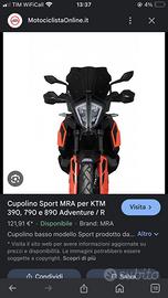 Cupolino paravento MRA KTM 790/890 ADVENTURE
