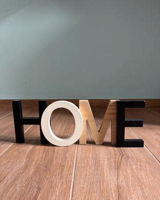 Decorazione scritta Home