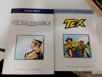 corto maltese e Tex fumetto 