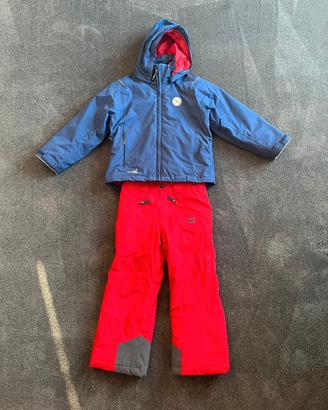 giacca e pantaloni sci bambino 5/6 anni