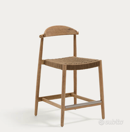 2 Sgabello Nina KAVE HOME in legno massello