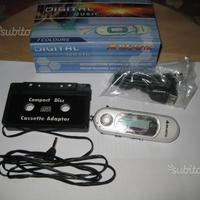 Lettore mp3 con adattatore cassette