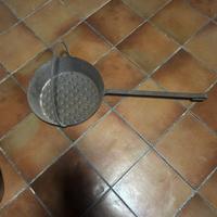 Pentola in rame per caldarroste