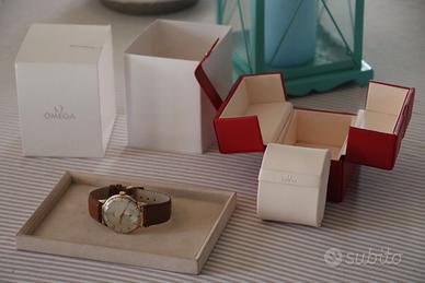 OMEGA*TRESOR*37MM*ANNI*50*OROGIALLO*CARICA*MANUALE