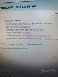 PC Desktop I5 7500 8GB Ram - HP ProDesk