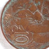 moneta da 10 centesimi del 1922