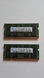 Samsung Sodimm ddr2 Pc2 5300s 2x2GB