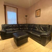 Divano di pelle vera, 2.50x2.50m