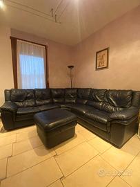 Divano di pelle vera, 2.50x2.50m
