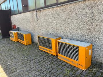 Riscaldatori Aermax a gas per magazzini