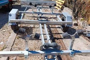 carrello porta barca peso 800 kg rev. maggio