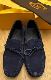 Tod’s Mocassini Uomo suede bluette42 OTTIMI