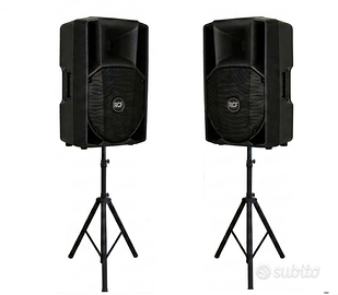 Coppia RCF Art 412-A + Stativi e Cavi