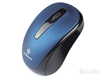 Mouse Ottico Wireless Mediacom Blu/Nero