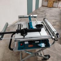 banco sega Makita 2704 con carrello spingi pezzo
