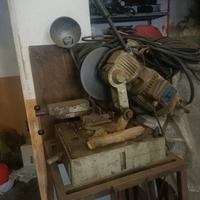 attrezzi troncatrice banco+ morsa