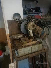 attrezzi troncatrice banco+ morsa