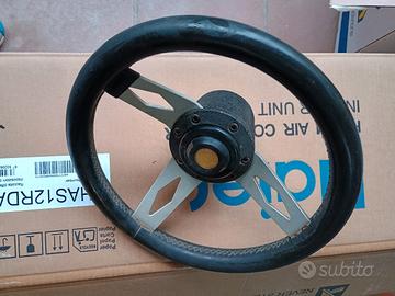 sterzo vintage corse pelle x piccole autovetture