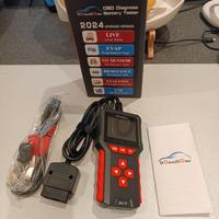 Tester batteria auto e diagnostica OBD2