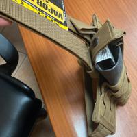 Fondina pistola, sistema di tasche a molle