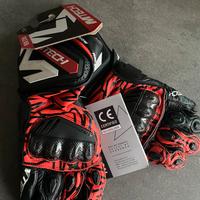 GUANTI DA MOTO PODIUM NERO/NERO/ROSSO NEON