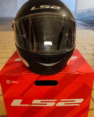 LS2 Casco Moto Modulare STROBE Matt Black