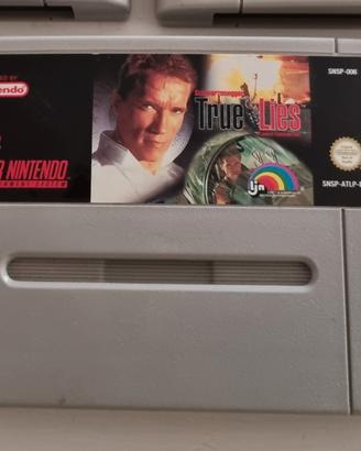 True lies Super Nintendo Loose 