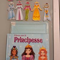 Libro Gioco con le Principesse con magneti