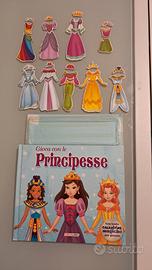 Libro Gioco con le Principesse con magneti