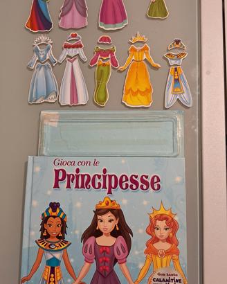 Libro Gioco con le Principesse con magneti