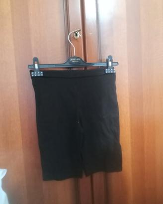 Leggings neri corti