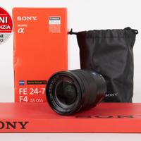 Sony 24-70mm F4 ZA OSS FE 2 ANNI DI GARANZIA