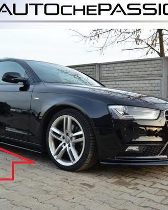 Coppia splitter minigonne per Audi A4 B8 2007 2015