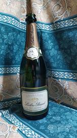 bottiglia vuota Leclerc Briant e Ferrari