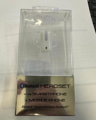 Puro PUROBT200WHI Mini Auricolare bluetooth bianco