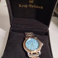 Krug BaÙmen Tuxedo Diamond Blue Dial Lady